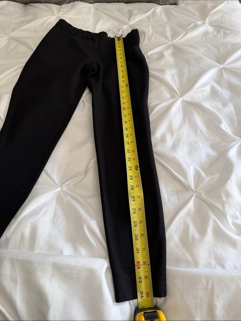 Theory Black Stretch Ponte Pants size 0 - Picture 7 of 8